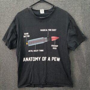 Anatomy of the Pew T Shirt Black Mens L